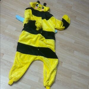 Yellow and Black Bee Onesie Costume